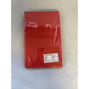 Standard Pillowcase 100% Cotton - Red/Poppy A1-3